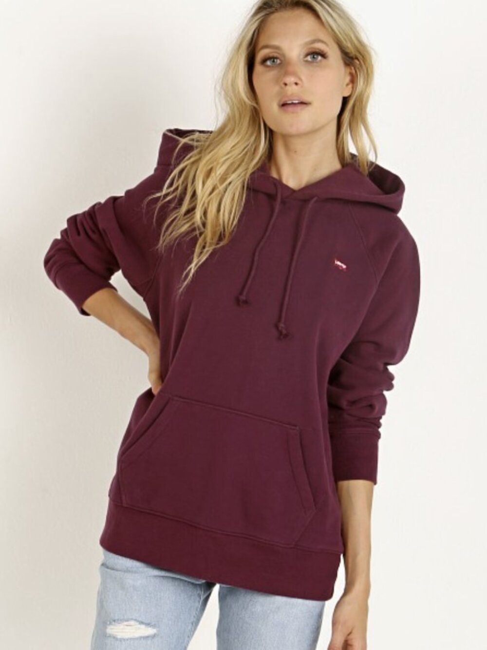 Levi's Sportswear Hoodie Potent Purple Size Small